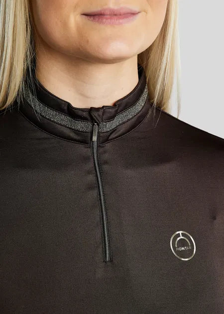 MoGaia Polo Termo con Gun Metal Caviar Tape - Marrón