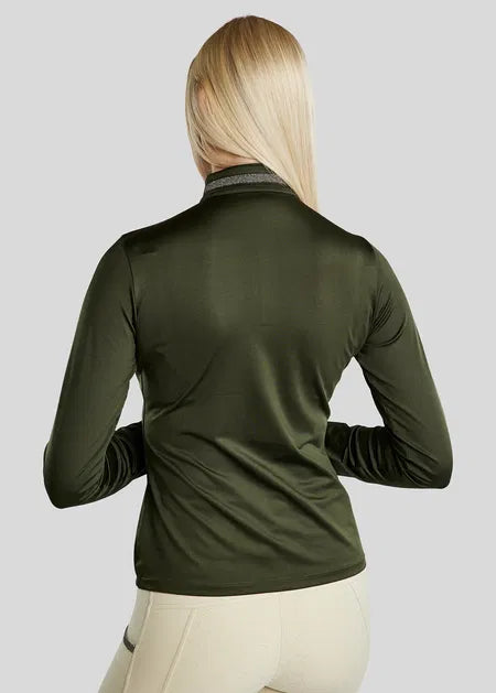 MoGaia Polo Termo con Gun Metal Caviar Tape - Olive