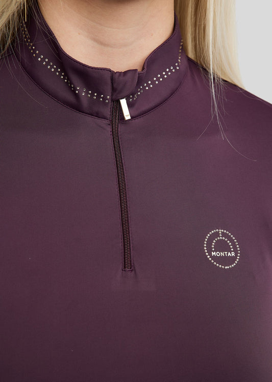 MoBlair polo técnico con brillis Champagne - Fig