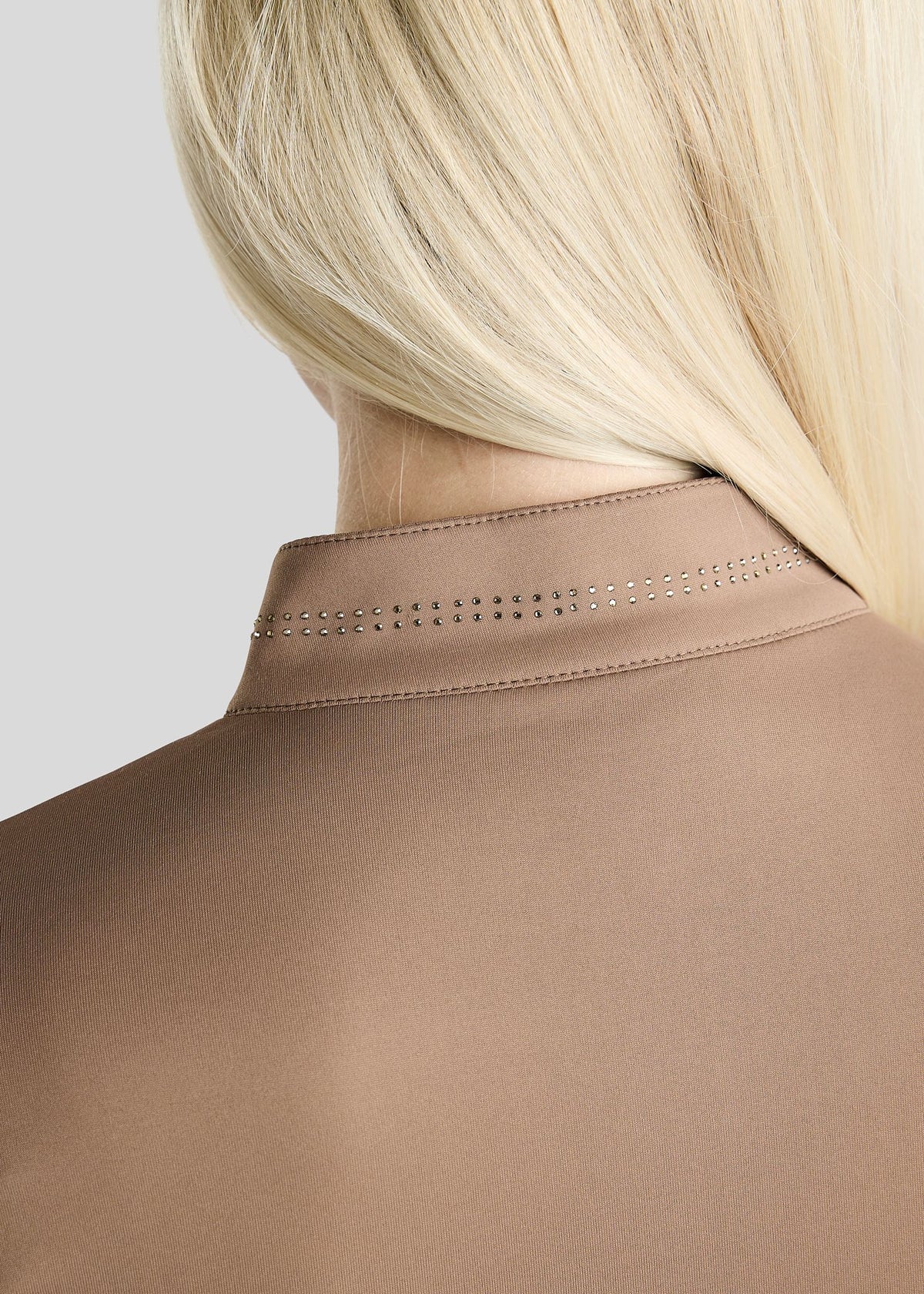 MoEverline Polo manga larga - Nougat Brown