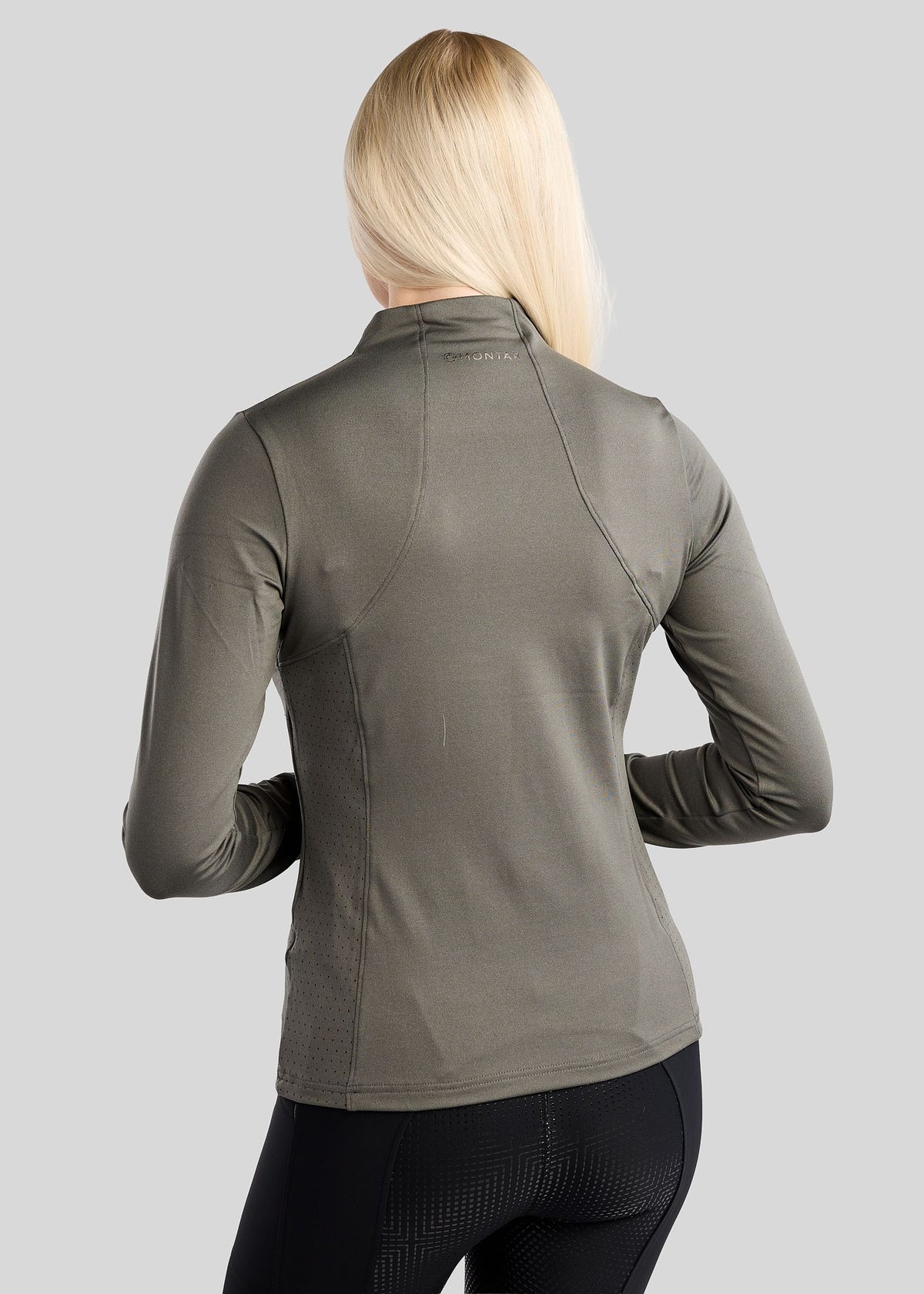 MoZida polo REFINED manga larga - Forest Green