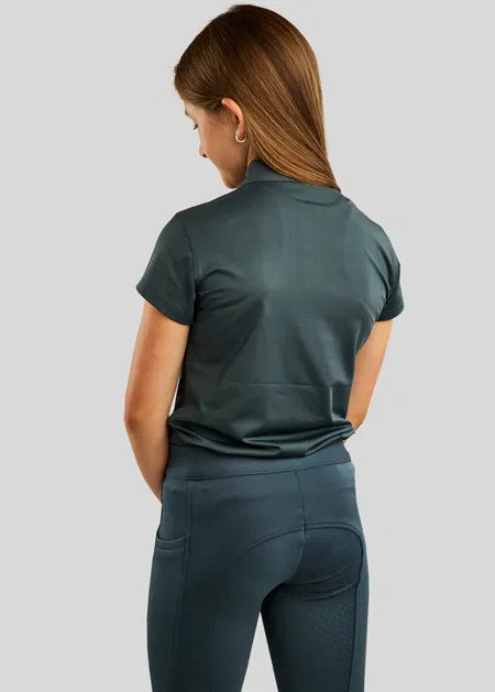 Junior MoEverly Polo Técnico Rosegold Crystals - Dark Slate