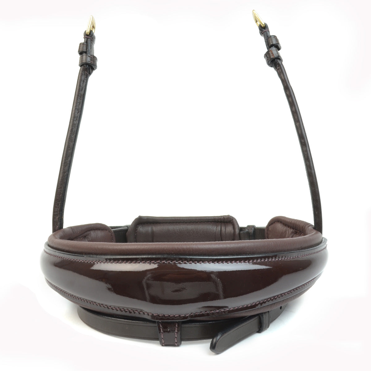 Bridle2Fit Noseband S3 TUBULAR Snaffle - PATENT LEATHER