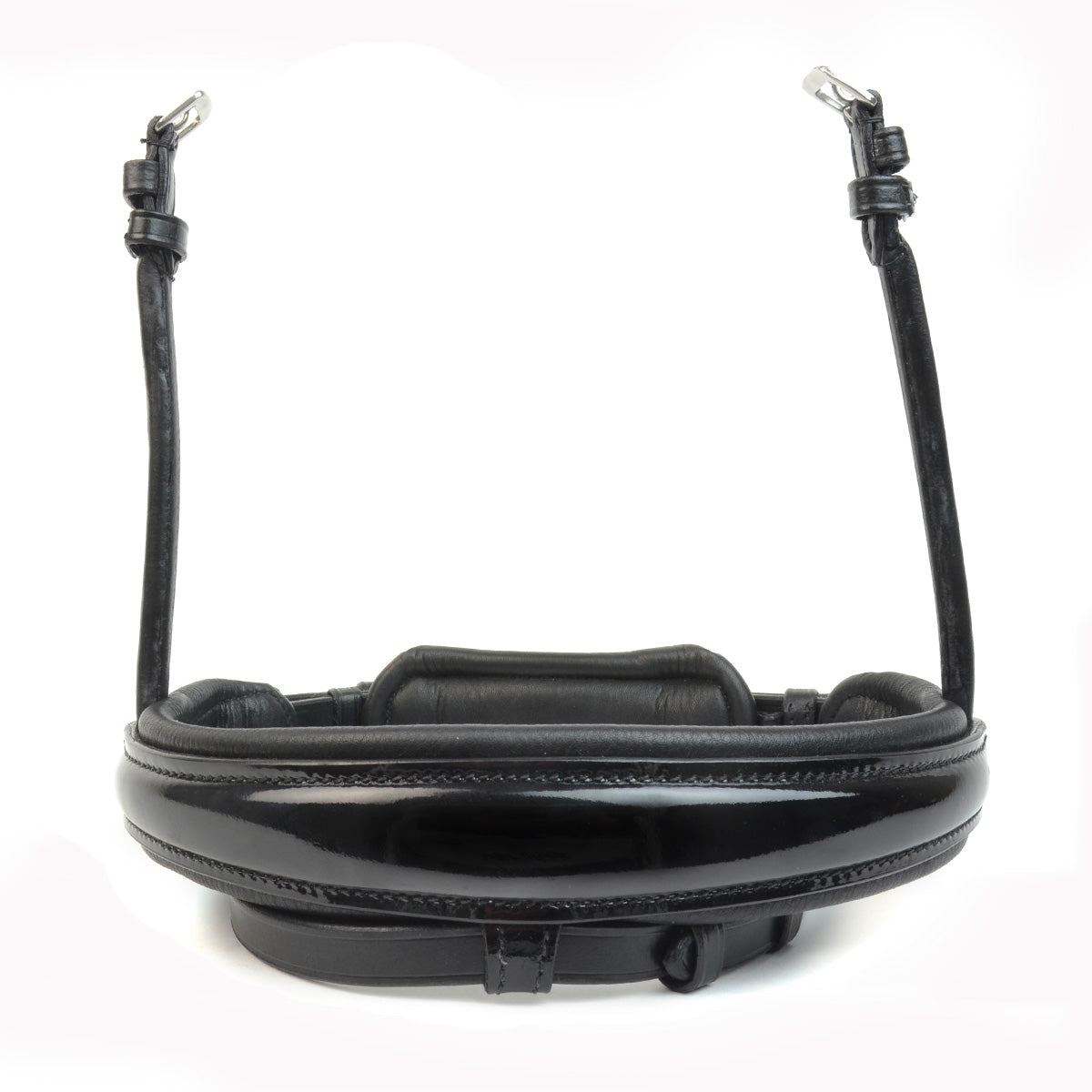 Bridle2Fit Noseband S3 TUBULAR Snaffle - PATENT LEATHER