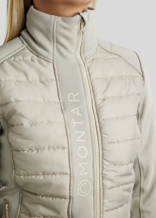 Emma chaqueta Softshell/acolchado - Light Silver Grey