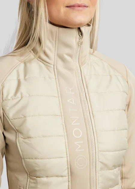 Emma chaqueta Softshell/acolchado - Warm Light Grey