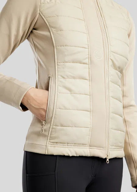Emma chaqueta Softshell/acolchado - Warm Light Grey