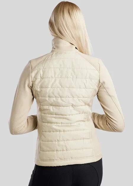Emma chaqueta Softshell/acolchado - Warm Light Grey