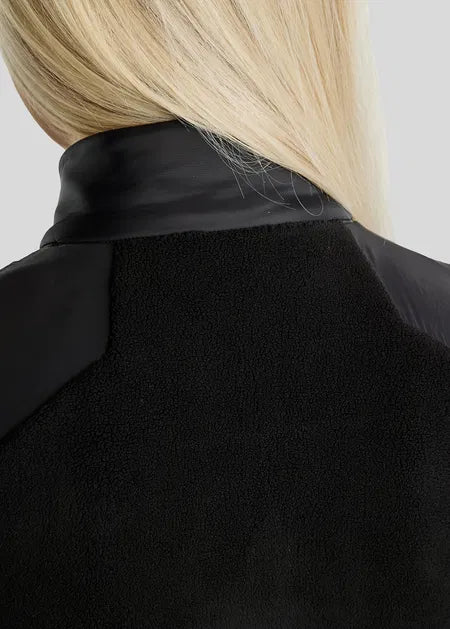 MoEllie Chaqueta Fleece Hybrid - Negro