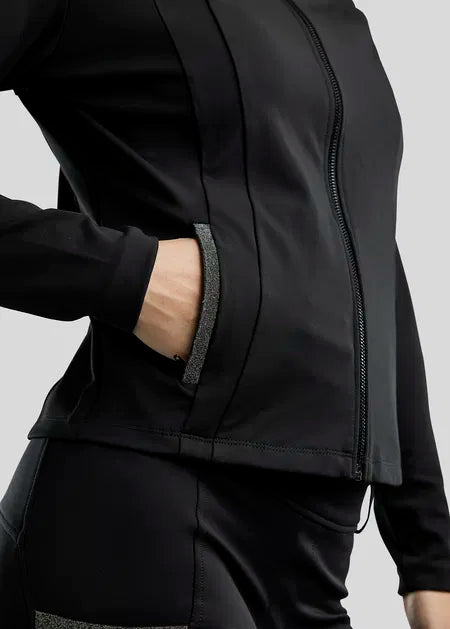 MoGloria chaqueta Caviar Tape - Negro