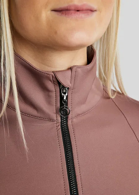 MoZida Chaqueta REFINED con Gun Metal Crystals - Dusty Rose