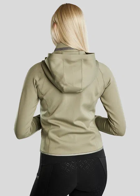 MoGaia Chaqueta con detalles Gun Metal Caviar - Dusty Green