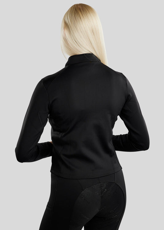 MoErica Chaqueta Thermo con detalles Gun Metal - Negro