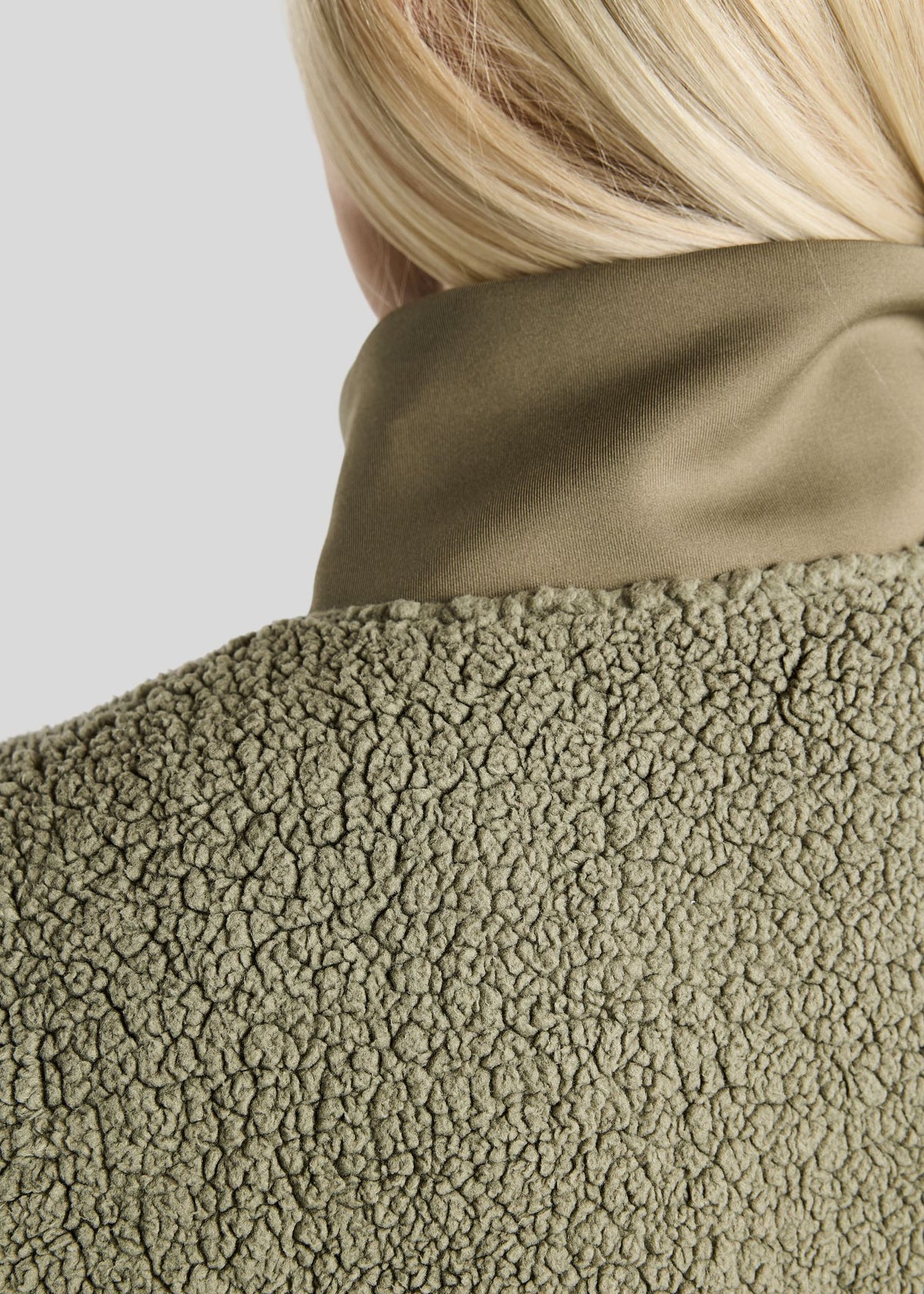 MoEbba Chaqueta Teddy Golden Quartz - Dusty Green