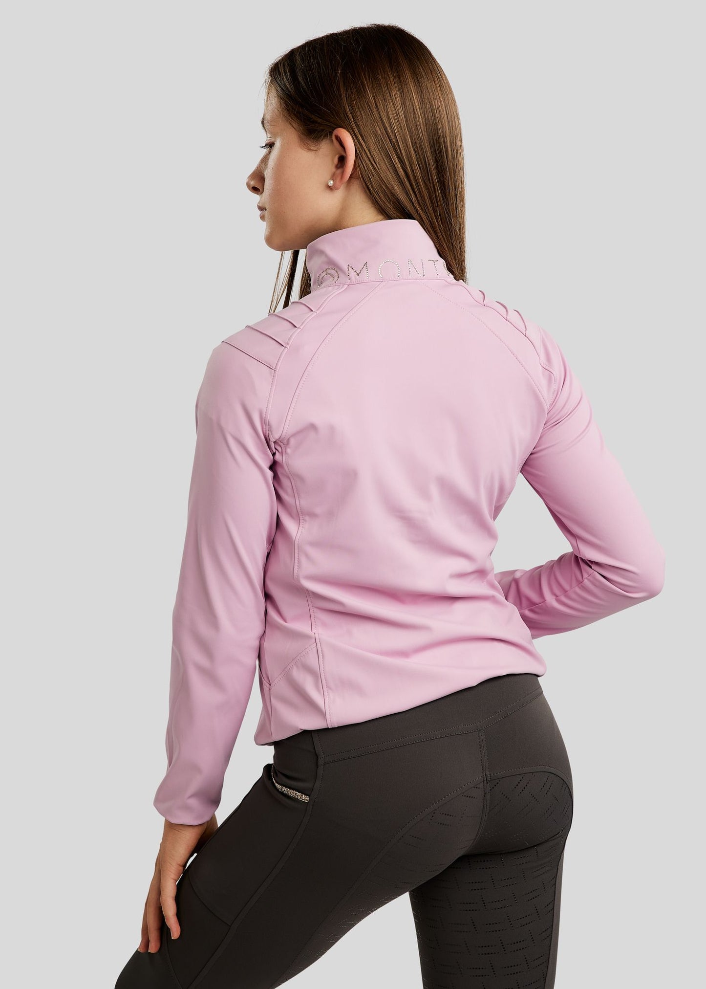 MoPearl Junior Chaqueta Montar con Gun Metals Cristals - Candy Pink