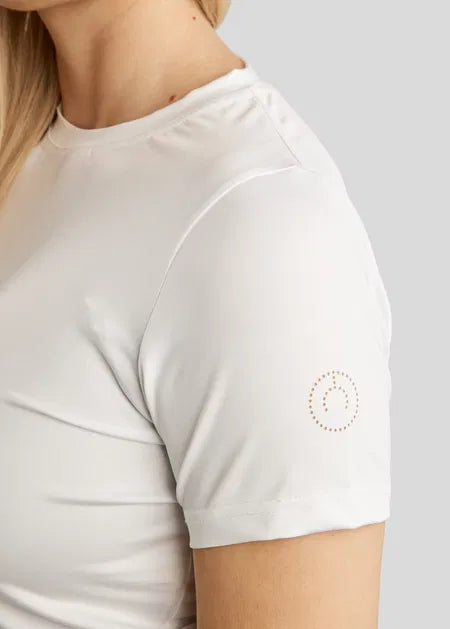 MoWendy T-Shirt with Lasercut Logo White