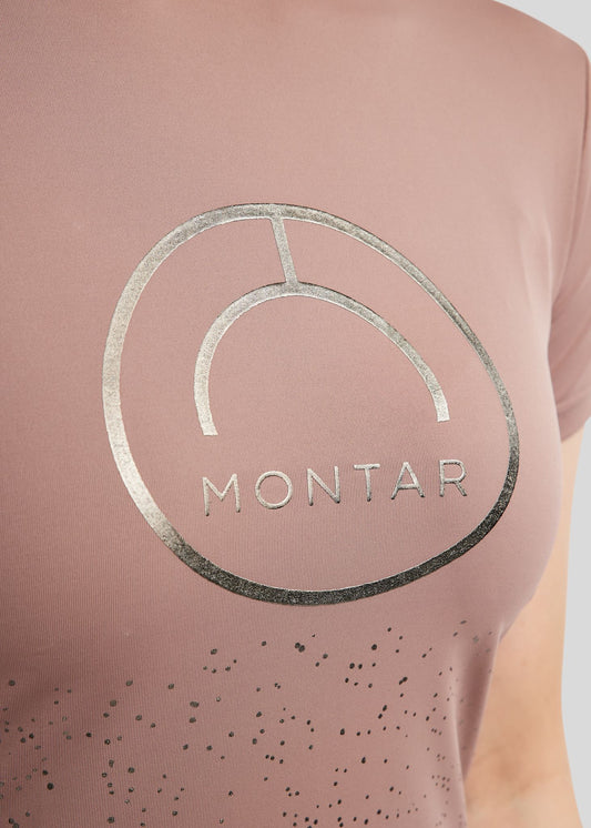 MiCille camiseta con champagne print - Blush