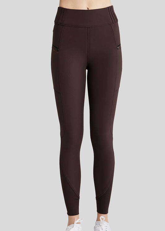 MoRosie junior pintucks pull on with crystals brown F/G