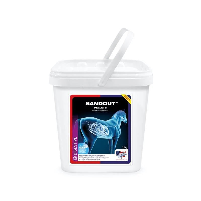 Sandout Pellets | Suplemento Digestivo para Caballos 2,6Kg