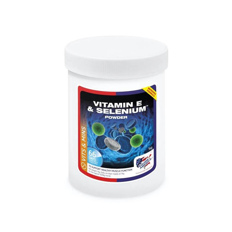 Vitamin E & Selenium | Antioxidantes para Caballos de Deporte 1Kg