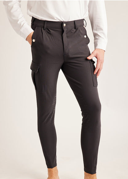 Men's Knee Grip Cargo Pants - Dark Navy