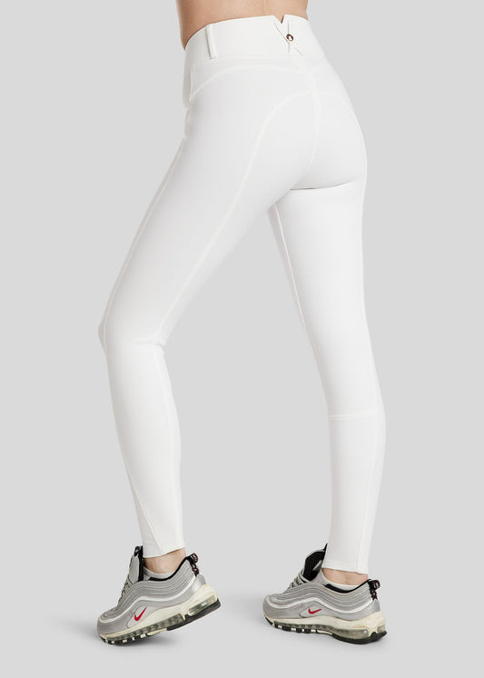 Molly Yati pantalon Highwaist Rosegold Edition Full Grip - Blanco
