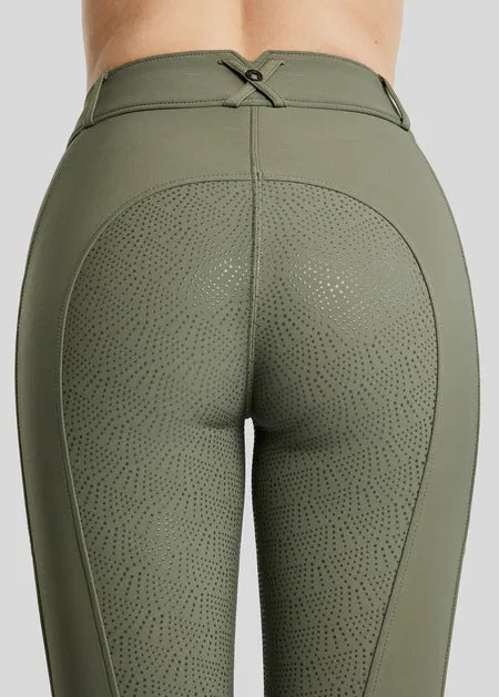 Megan pantalon con bolsillo movil F/G - Fango