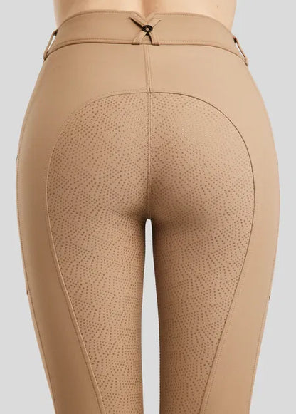 Megan pantalón con bolsillo movil F/G - Latte