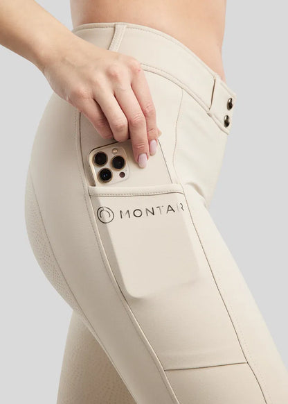Megan pantalón con bolsillo movil F/G - Light Silver Grey