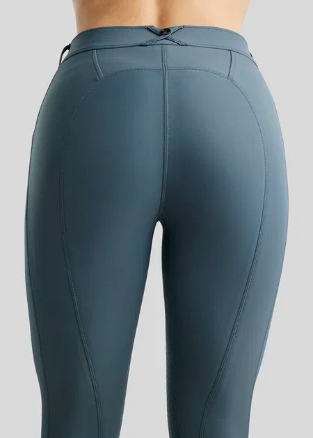 MoZida REFINED pantalones con Gun Metal Crystals KNEEGRIP - Dark Slate