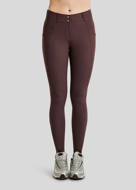 MoZida REFINED Pantalones con Gun Metal Crystals F/G - Black Peony