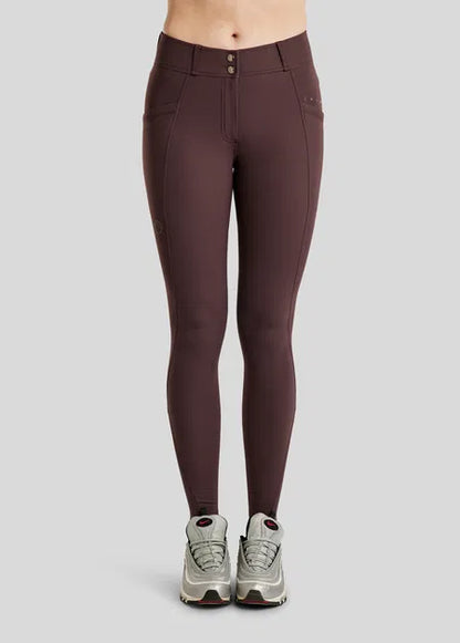 MoZida REFINED Pantalones con Gun Metal Crystals F/G - Black Peony