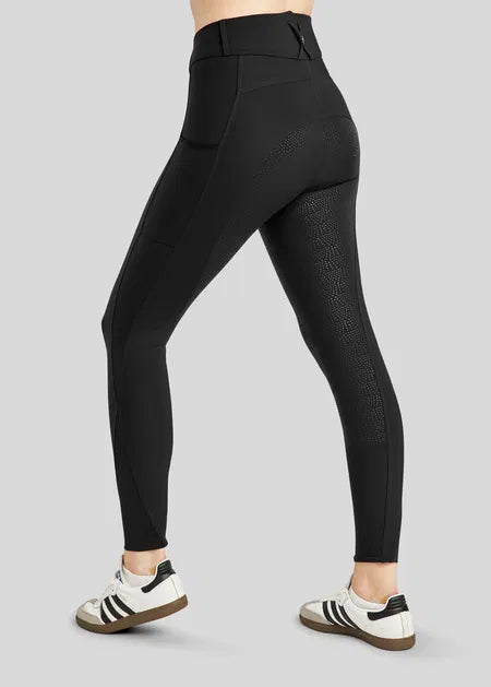 MoElaine pantalones con Lasercut Logo F/G - Black