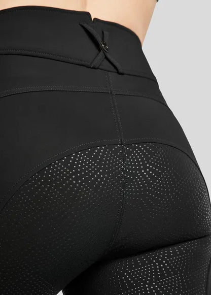 MoElaine pantalones con Lasercut Logo F/G - Black