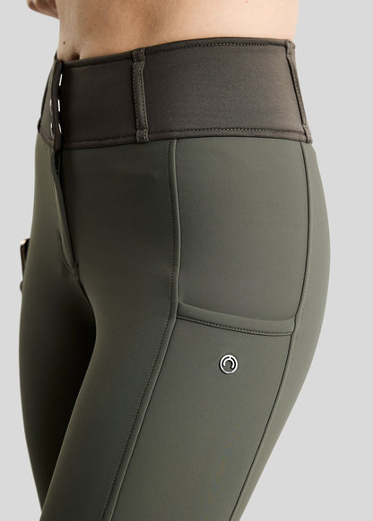 MoAddie pantalon Montar Brushed Softshell - Forest Green