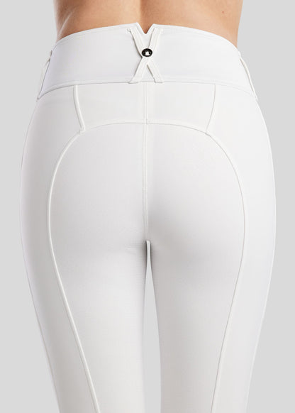 MoAddie pantalon Montar Brushed Softshell - Blanco