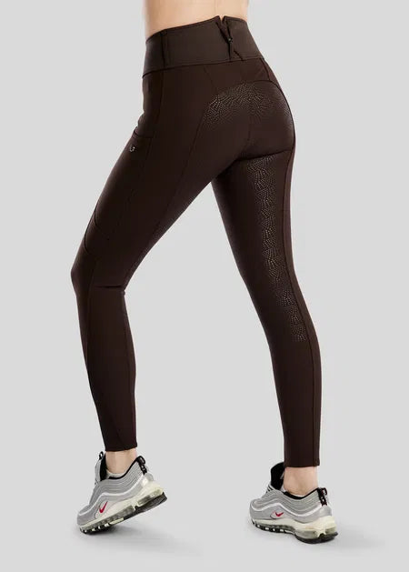 MoAddie pantalones Softshell con Logo F/G - Marrón