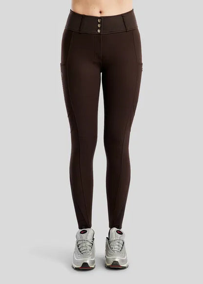 MoAddie pantalones Softshell con Logo F/G - Marrón