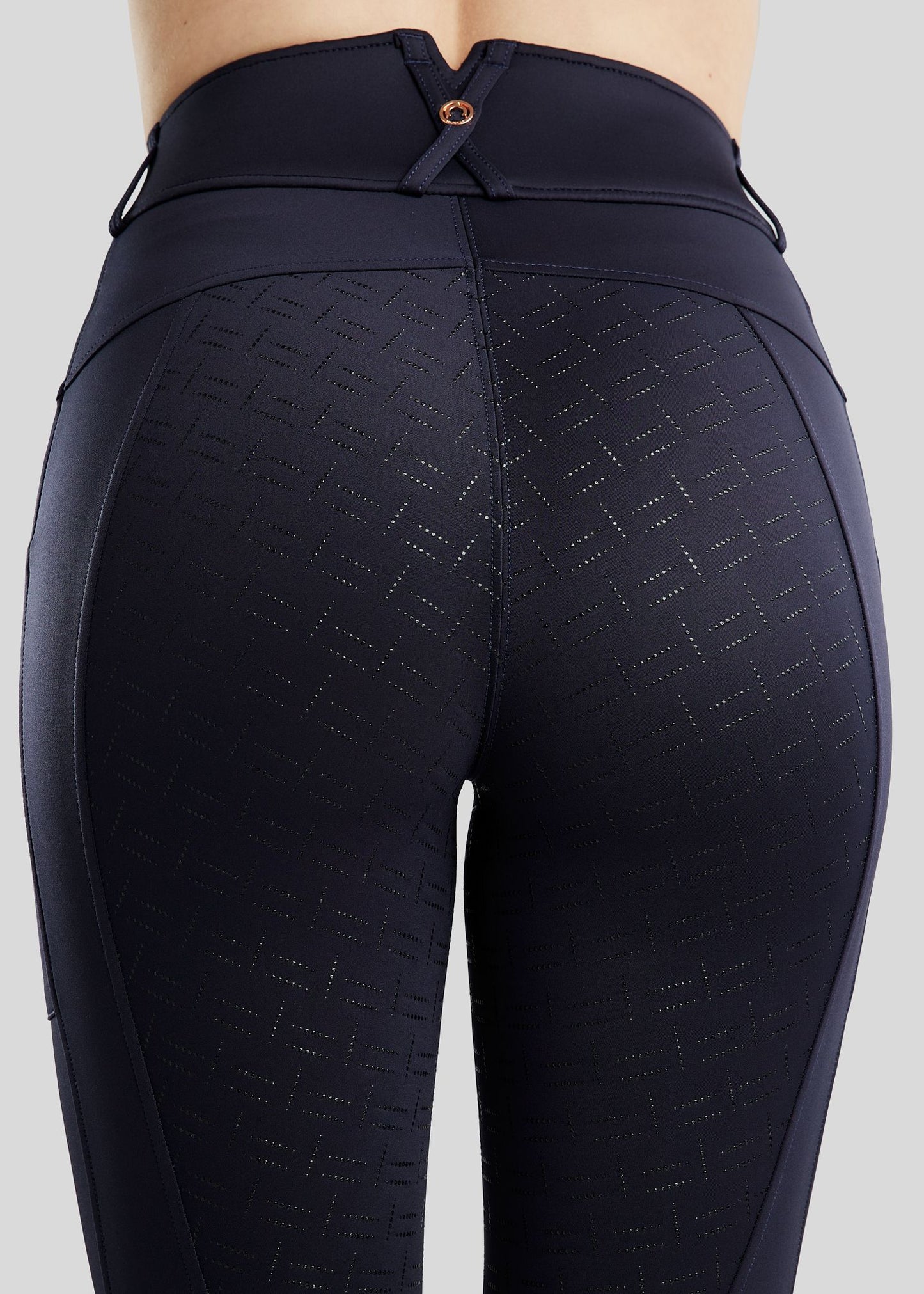 MoGlenda Legging con Rosegold Caviar Tape F/G - Navy