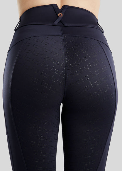 MoGlenda Legging con Rosegold Caviar Tape F/G - Navy