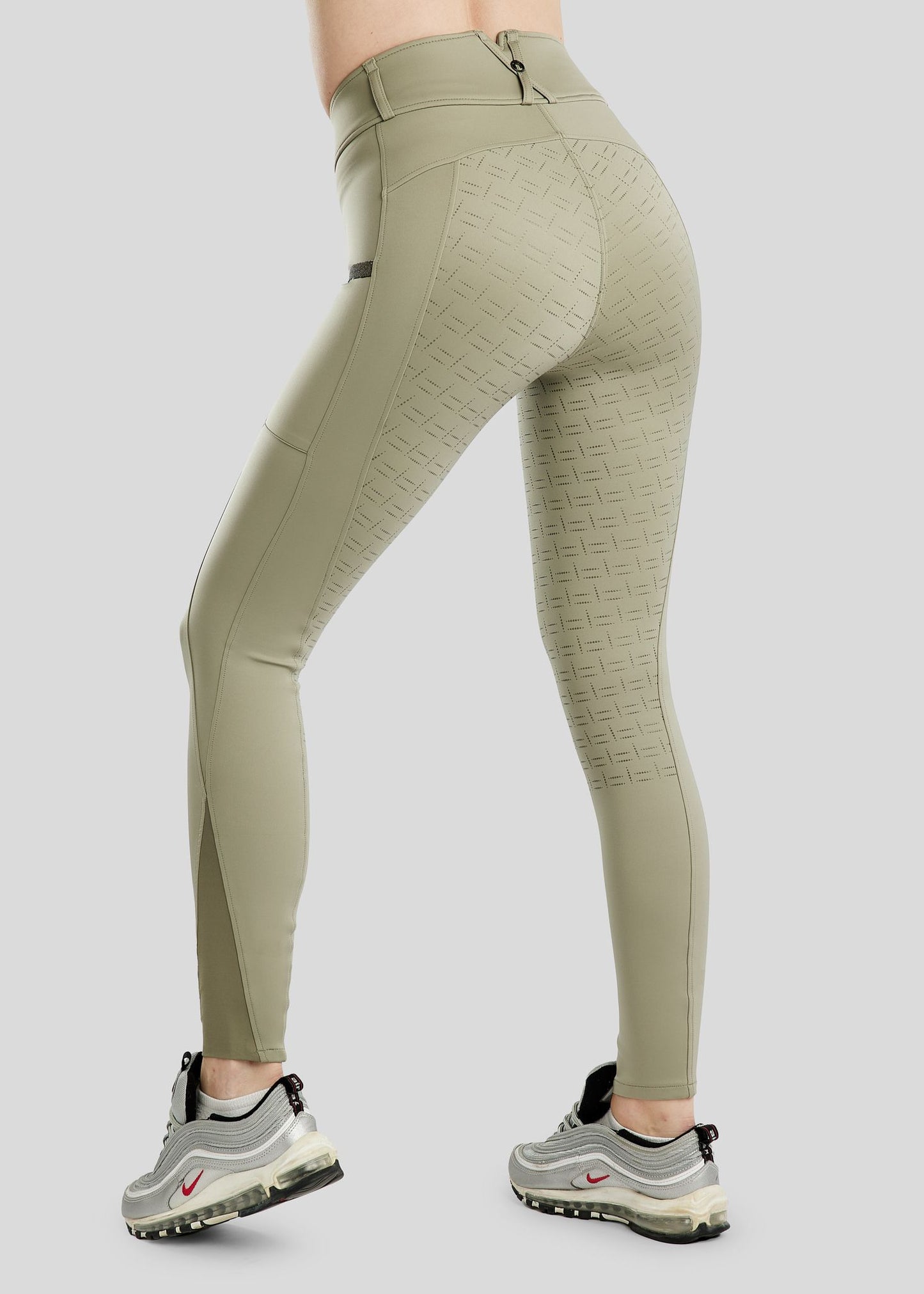 MoGaia Pull On w. Gun Metal Caviar Tape - Fullgrip, Dusty Green