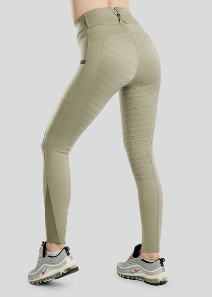 MoGaia Pull On w. Gun Metal Caviar Tape - Fullgrip, Dusty Green