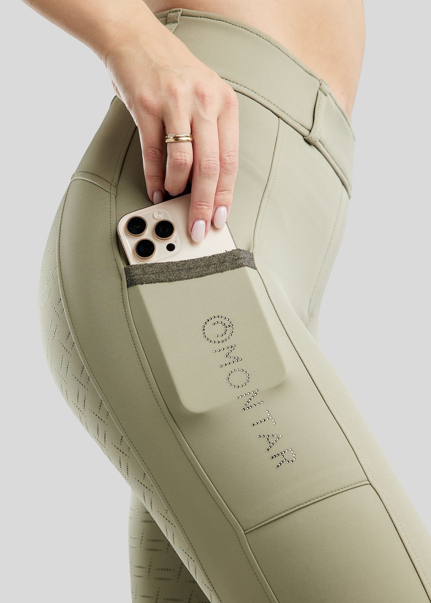 MoGaia Pull On w. Gun Metal Caviar Tape - Fullgrip, Dusty Green