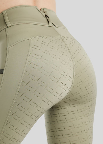 MoGaia Pull On w. Gun Metal Caviar Tape - Fullgrip, Dusty Green