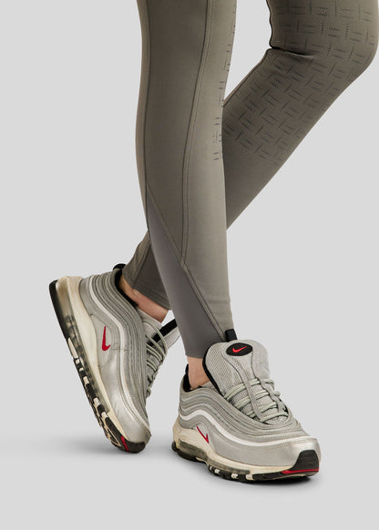MoLila pantalón con detalles champagne F/G - Gris