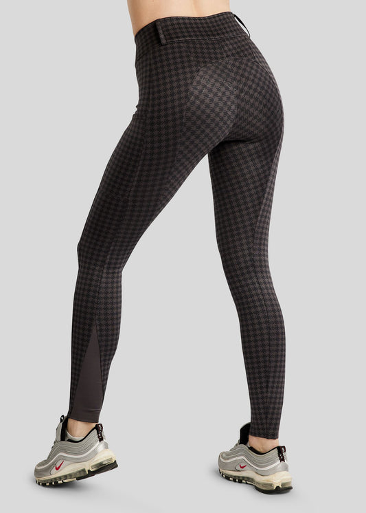 MoHannah legging pata de gallo print - Slate Grey