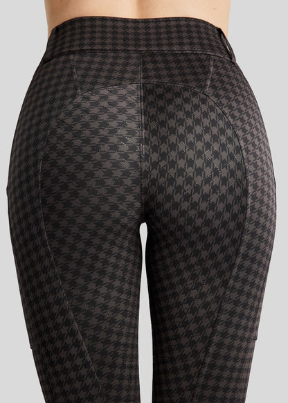 MoHannah legging pata de gallo print - Slate Grey