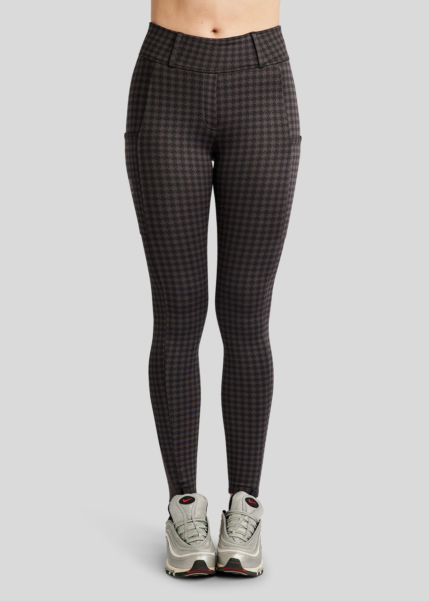 MoHannah legging pata de gallo print - Slate Grey