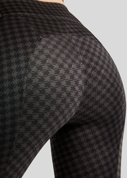 MoHannah legging pata de gallo print - Slate Grey