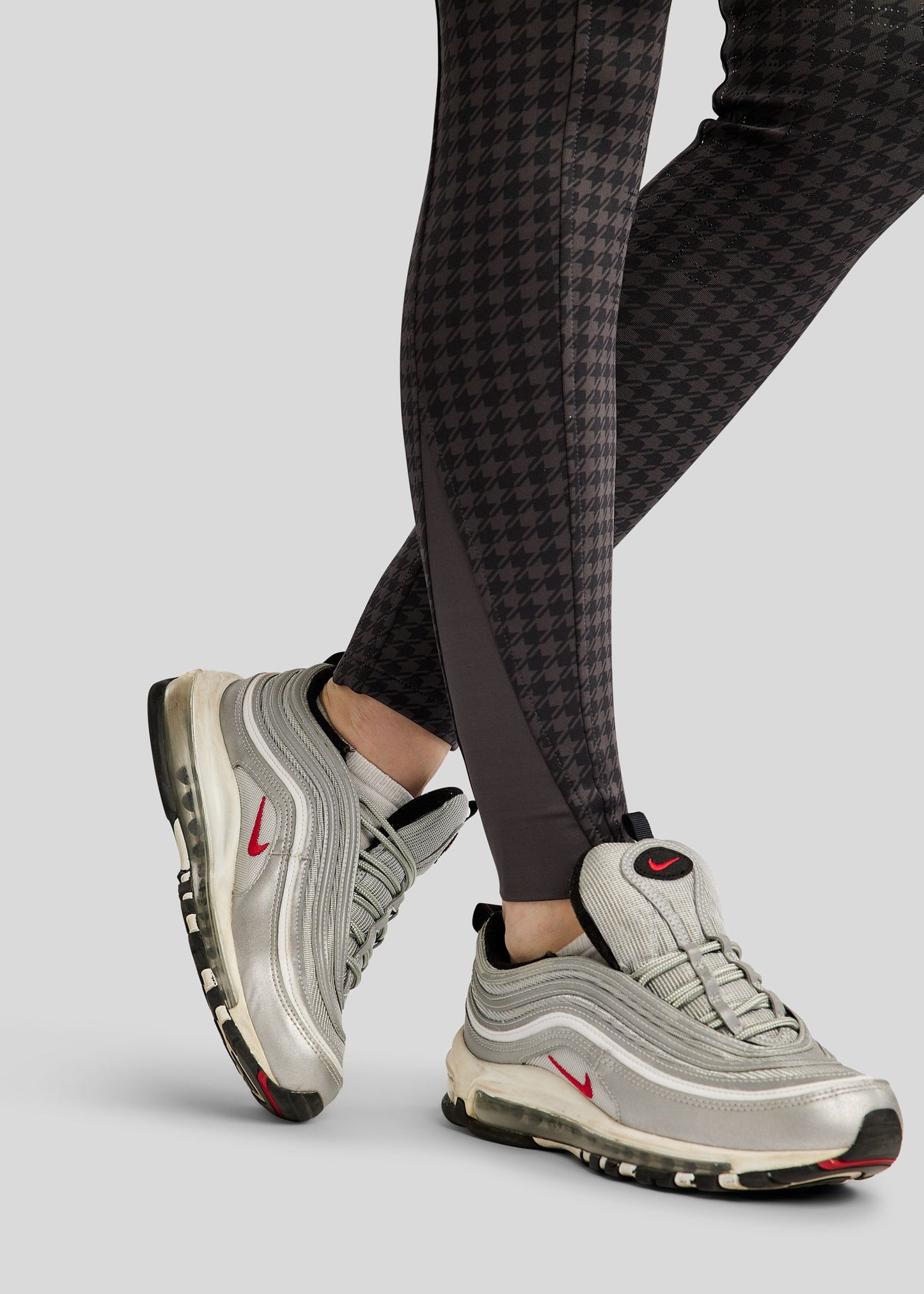 MoHannah legging pata de gallo print - Slate Grey